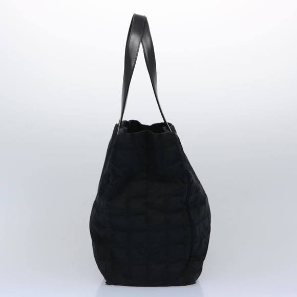 CHANEL New Travel Line Tote Bag Nylon Black CC Auth ep3093 - Picture 3 of 16